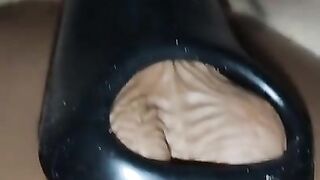 Hubby Had To Watch Me Cum All Over My BBC Blow Up W/ BBC Sleeve! Came THE HARDEST EVER!????♥️????