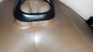 Hubby Had To Watch Me Cum All Over My BBC Blow Up W/ BBC Sleeve! Came THE HARDEST EVER!????♥️????