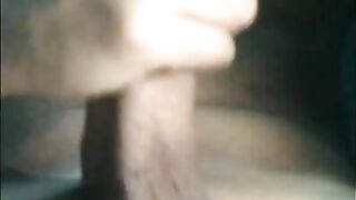 Mexican big dick. Male masturbation close up.