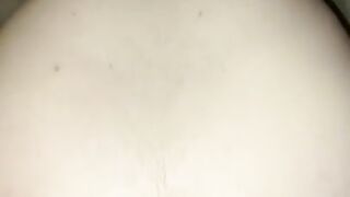 Moaning British ass pounded bareback by partner