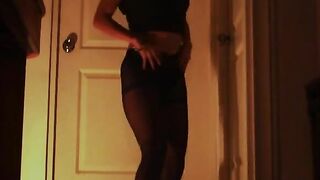 Hot Latina Girl Dancing and Stripping