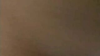 bouncing my big ass in doggy style in a big black cock and my pussy gets really creamy for my cuckold to clean