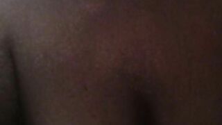 My tits over the bed