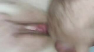 Playing with wife's pussy