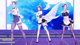 [MMD] Hurly burly Sexy Maid Hot Dance 4K 60FPS