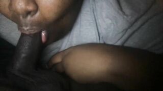 Maryland girl first time giving head I can tell smh