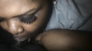 Maryland girl first time giving head I can tell smh