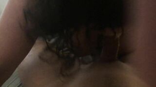 Sexy big tit latina sucks soul out of Asian Hookup.