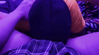 Bright light pussy eating