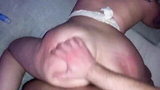 Thick blonde loves doggy style