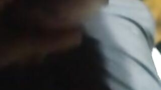 Little white cock getting hard in semi