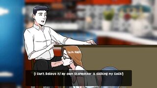 Dawn of Malice: StepMom Sucks Her StepSon's Big Cock, Got Covered With Sticky Cum-Ep18