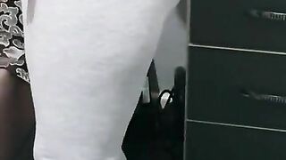 Step mom leggings get fucked hard by step son