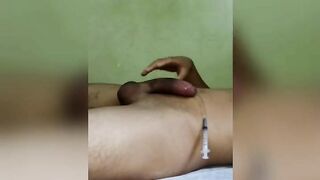 Masturbação com sonda uretral