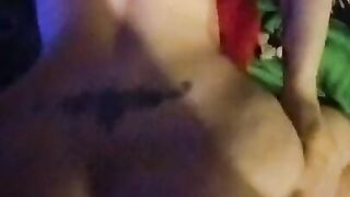 Big ass bouncing while Pussy pounded by big dick