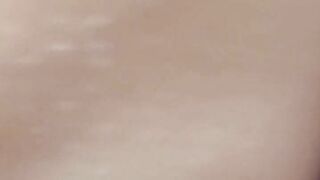 Masturbating after cumshot creampie pussy at midday