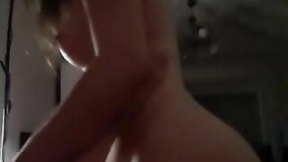 Babe sucking cock, after that she rides it