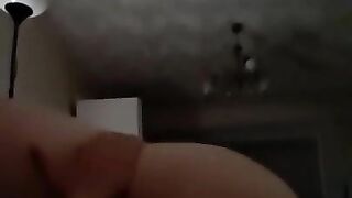 Babe sucking cock, after that she rides it