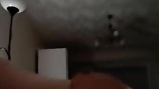 Babe sucking cock, after that she rides it