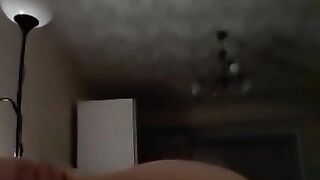 Babe sucking cock, after that she rides it