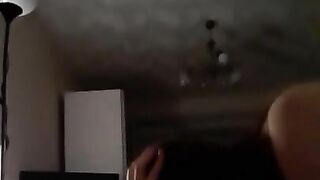 Babe sucking cock, after that she rides it