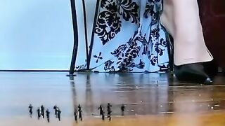 Giantess Chloe Catches Tiny Voyuer