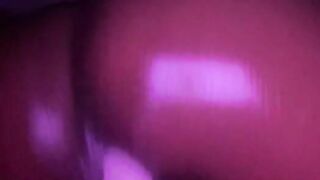 Sexy teen rides big white dildo until she creams (closeup)