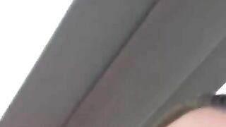 Fucked in car while holding camera