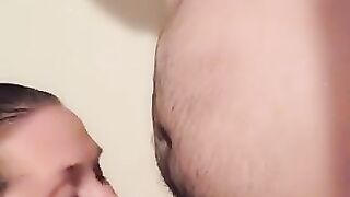 Milf Gives Big Daddy Shower Epic Shower Blowjob Then A Great Fucking