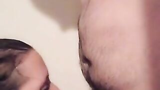 Milf Gives Big Daddy Shower Epic Shower Blowjob Then A Great Fucking