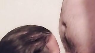 Milf Gives Big Daddy Shower Epic Shower Blowjob Then A Great Fucking