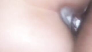 Petite White Girl Takes Backshots & Creams All On BBC