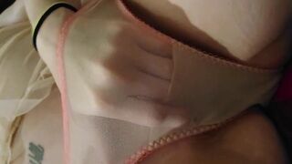 Playing with my tight lil pussy