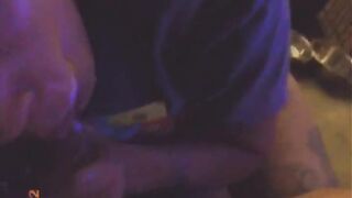 My girl loves giving me head while my ex wife in the bed