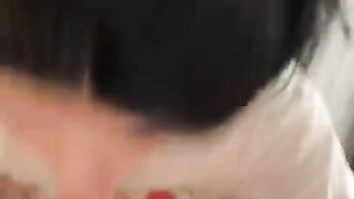 Nice deep throat by beautiful teen