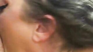 Sexy milf cumshot and swallow