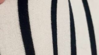 Baby kicking in belly