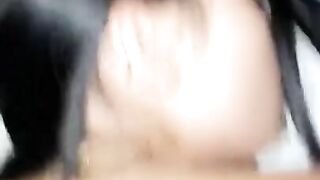 Brunette cheats on her boyfriend