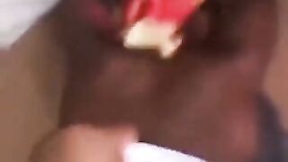 Ebony fucks her neighbor while bf at work