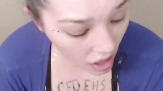 Shy Lynn Deepthroats a Big Cock and Takes a Massive Facial for the Cedehs Gifs Subreddit