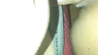 Slow Stroking Creamy Ebony Doggystyle.