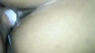 Slow Stroking Creamy Ebony Doggystyle.