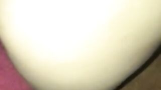 Slow Stroking Creamy Ebony Doggystyle.