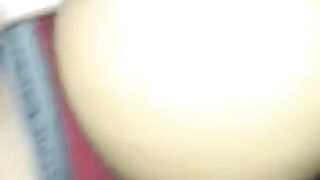 Slow Stroking Creamy Ebony Doggystyle.