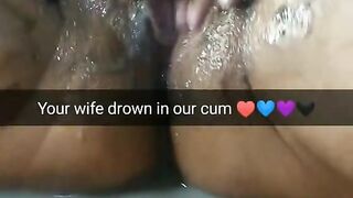 After this Gangbang my Wife Fucks only No-condom and No-pills [cuckold. Snapchat]