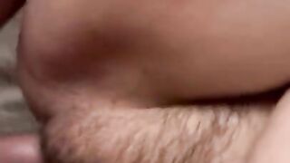 Filling my wifes pussy with cum.