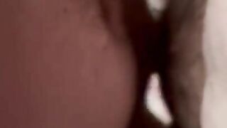 Filling my wifes pussy with cum.