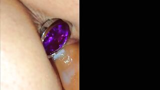 Riding my favourite big dildo till i cum