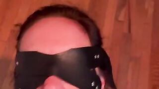 POV Dirty brunette slut lets me take her throat