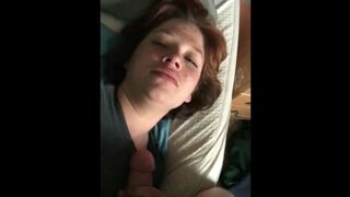 Milf sucks dick and gets fisted